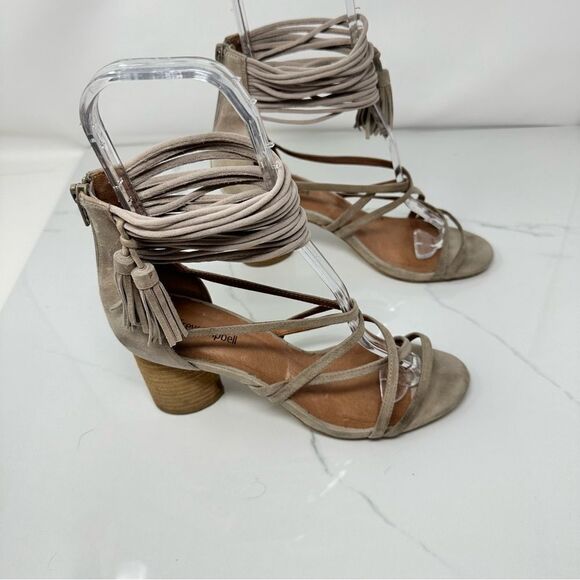 Jeffery Campbell Despina Suede Tassel Heels- Size 9 - Picture 4 of 16
